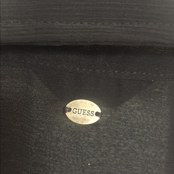 GUESS Los Angeles Sheer Long Sleeve Blouse - Picture 3 of 5